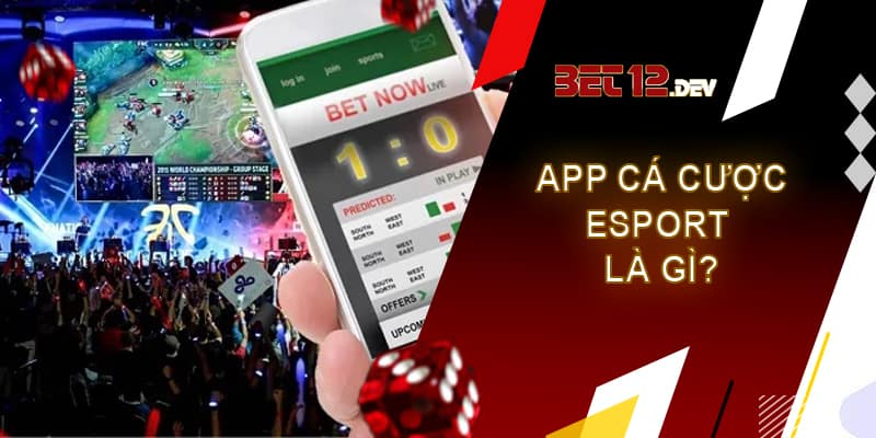 Hướng dẫn đặt cược trên app cá cược Esport 12bet chi tiết App cá cược Esport là gì?