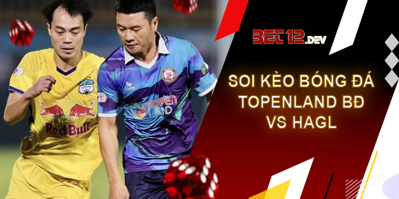 Soi kèo bóng đá hôm nay Topenland Bình Định vs Hoàng Anh Gia Lai, V.League, 17h00 ngày 02/07/2023