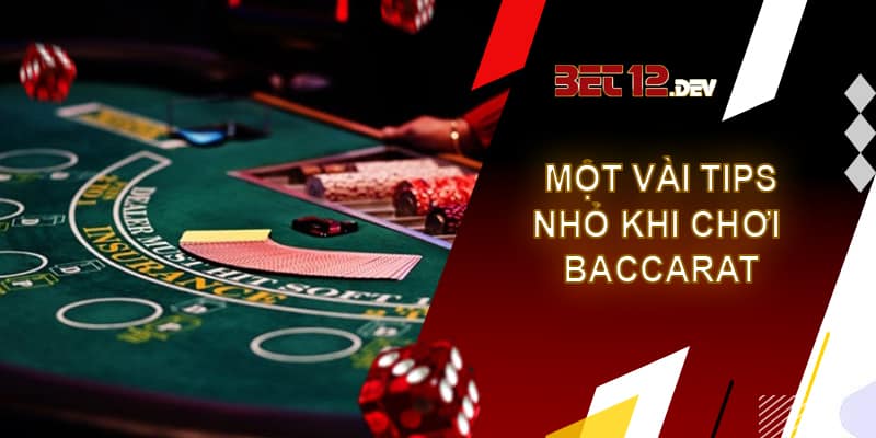 Baccarat 12bet - Thể loại game bài hot nhất hiện tại Một vài tips nhỏ khi tham gia Baccarat
